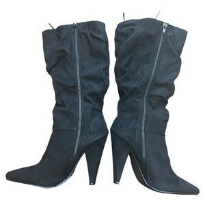 NEW HEELED BOOTS WITH ZIPPER CLOSURE